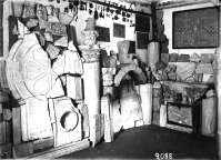 A corner of the display in the late nineteenth century archaeological museum of Sevastopol, that is the Warehouse of Local Antiquities
