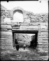 Children near the ancient gate. 1899