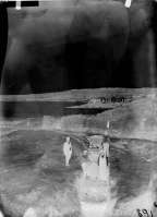 Workers with trolley on the excavations at the fortification walls near Karantinnaya bay