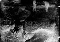 A worker on the excavations